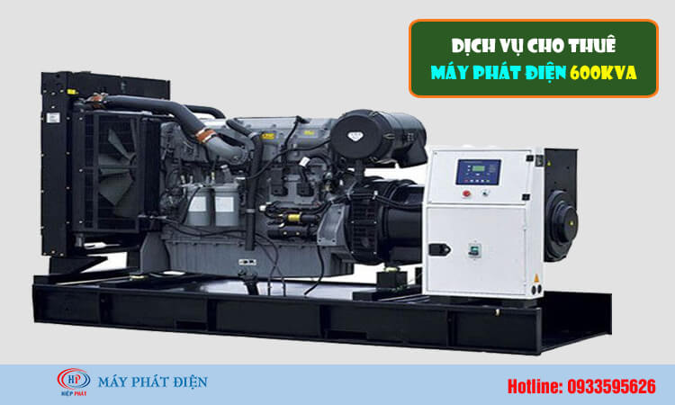 Cho thuê máy phát điện 600kva 