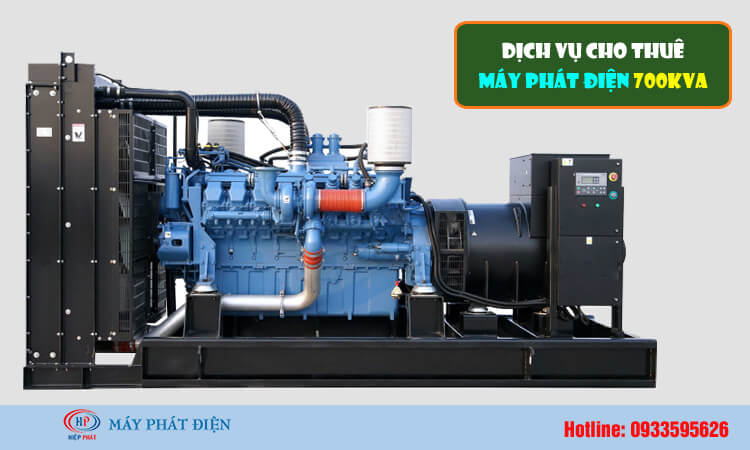 Cho thuê máy phát điện 700kva 