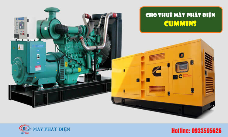 Cho thuê máy phát điện Cummins