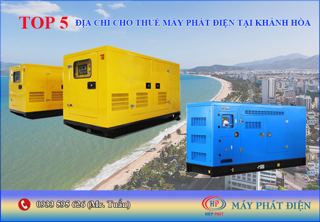 Cho thuê máy phát điện tại nha trang