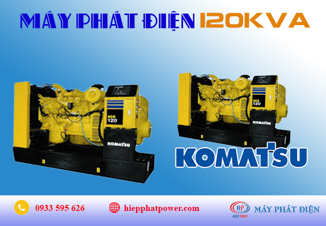 Máy phát điện Komatsu 120kva