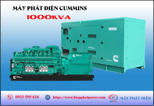 Máy phát điện Cummins 1000kva