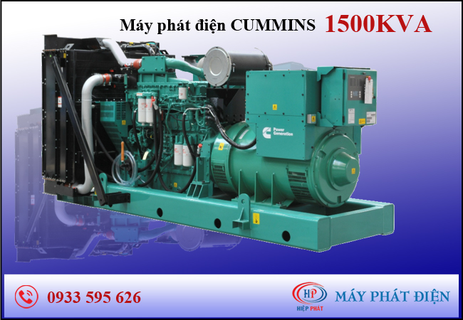 Máy phát điện Cummins 1500kva