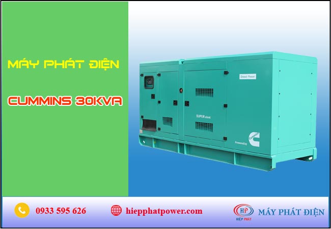 Máy phát điện cummins 30kva