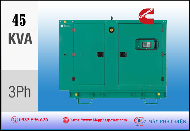 Máy phát điện Cummins 45kva