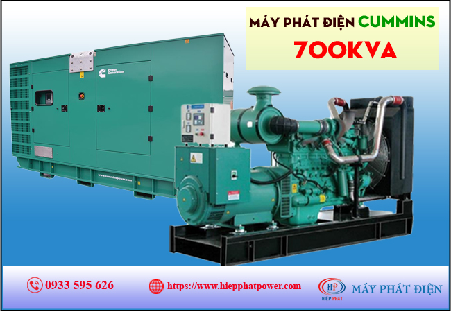 Máy phát điện Cummins 700kva