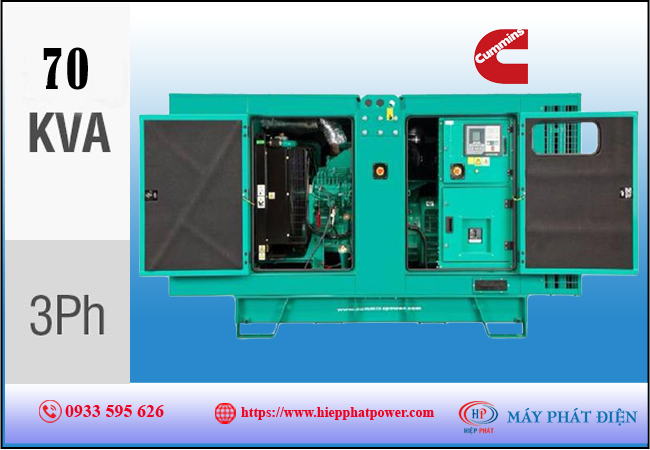 Máy phát điện Cummins 70kva