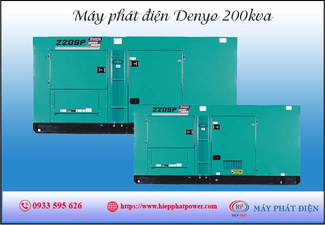 Máy phát điện Denyo 200kva