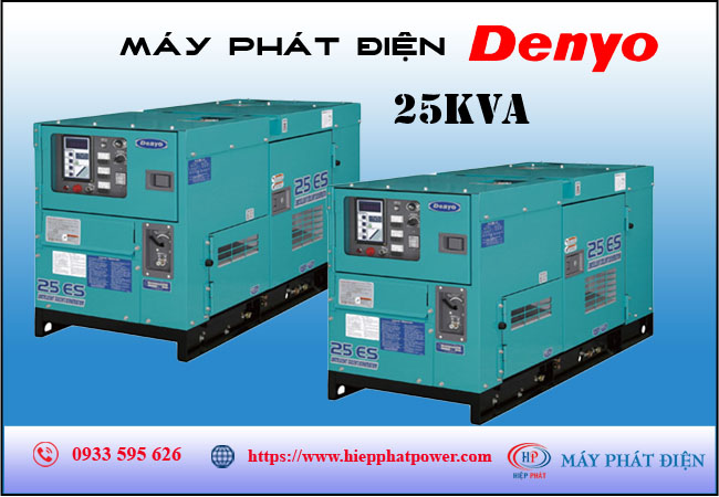 Máy phát điện Denyo 25kva