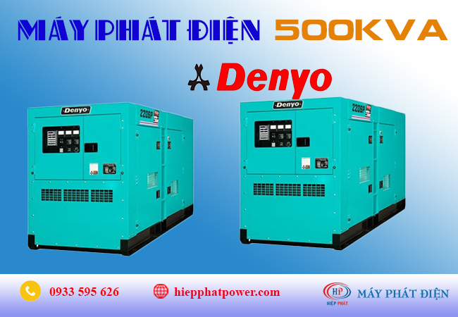 Máy phát điện denyo 500kva