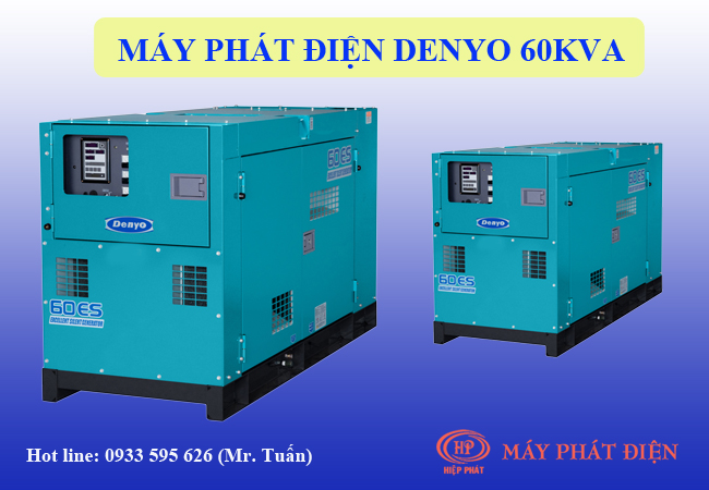 Máy phát điện Denyo 60kva