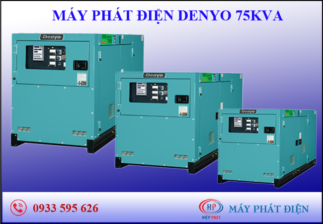 Máy phát điện denyo 75kva