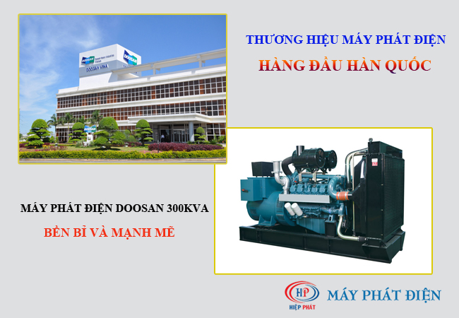 Máy phát điện doosan 300kva