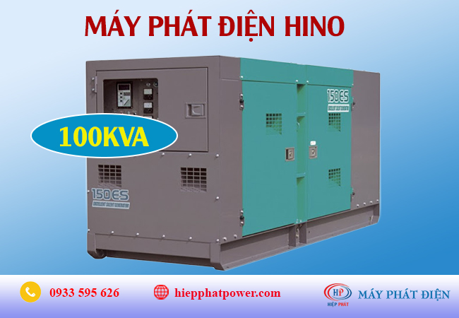 Máy phát điện Hino 100Kva