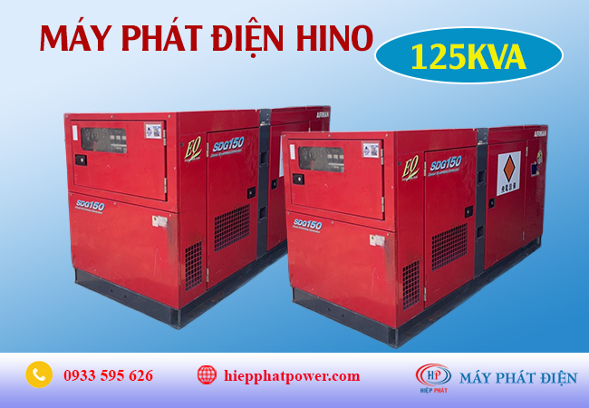 Máy phát điện Hino 125Kva