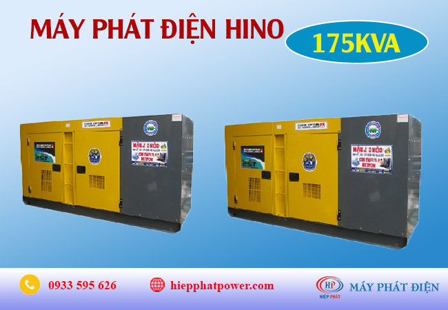 Máy phát điện Hino 175Kva