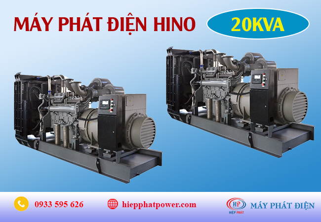 Máy phát điện Hino 20Kva