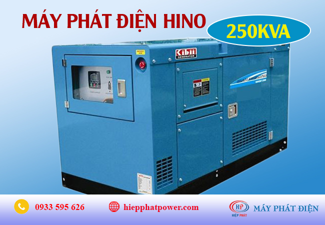 Máy phát điện Hino 250Kva