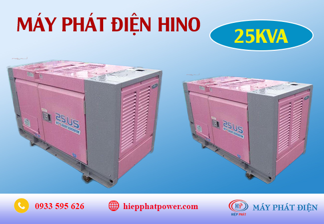 Máy phát điện Hino 25Kva