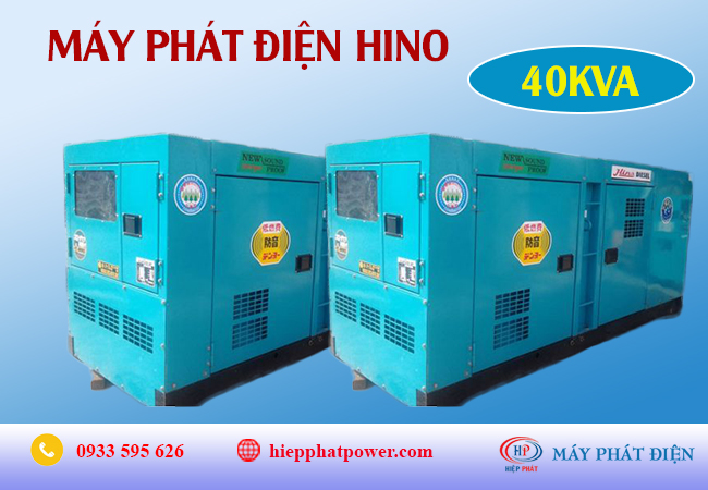 Máy phát điện Hino 40Kva