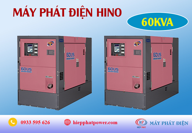 Máy phát điện Hino 60Kva