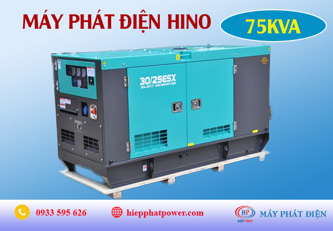 Máy phát điện Hino 75Kva