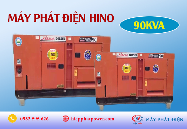 Máy phát điện Hino 90Kva