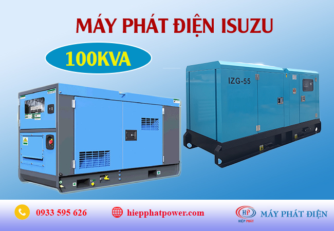 Máy phát điện Isuzu 100kva