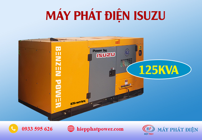 Máy phát điện Isuzu 125Kva