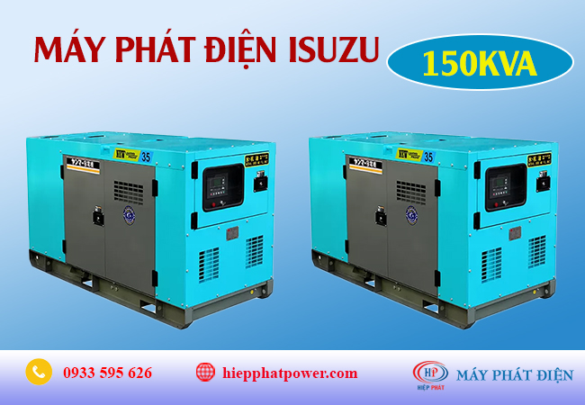 Máy phát điện Isuzu 150Kva