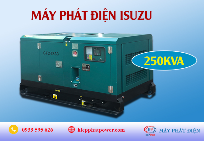 Máy phát điện Isuzu 250Kva