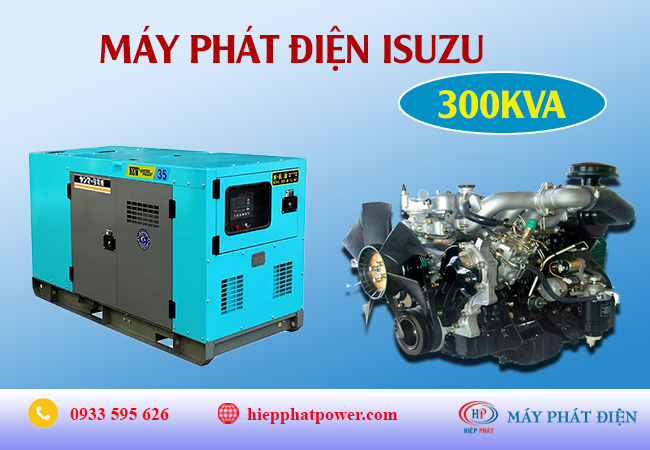 Máy phát điện Isuzu 300Kva