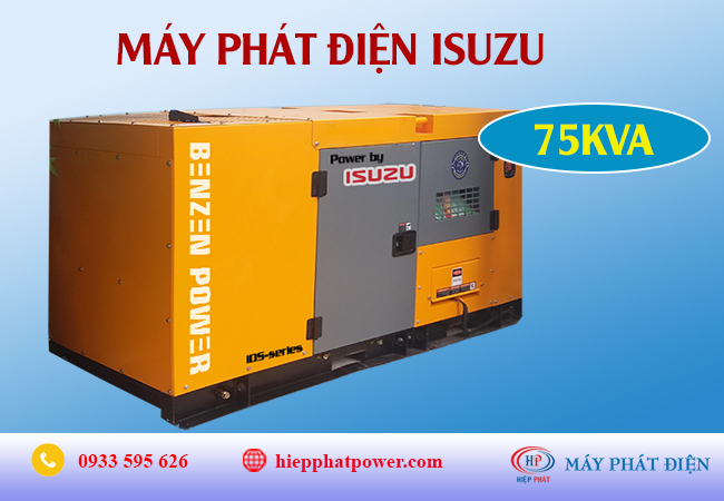 Máy phát điện Isuzu 75kva