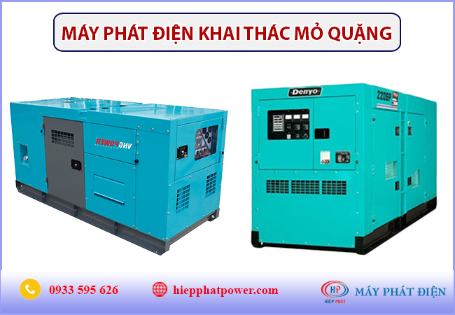 Máy phát điện khai thác mỏ quặng