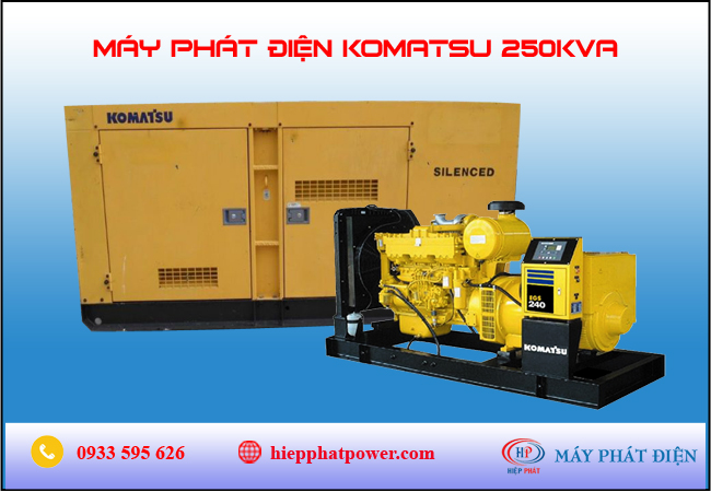 Máy phát điện Komatsu 250kva