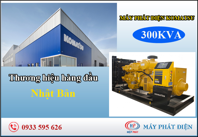 Máy phát điện komatsu 300kva