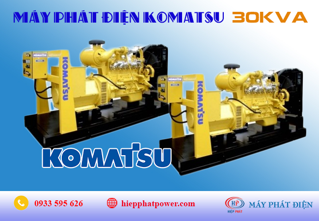 Máy phát điện Komatsu 30kva