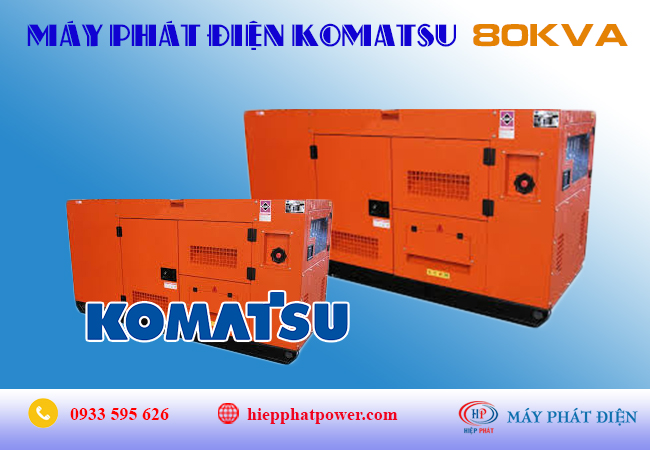 Máy phát điện Komatsu 80kva