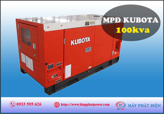 Máy phát điện Kubota 100kva