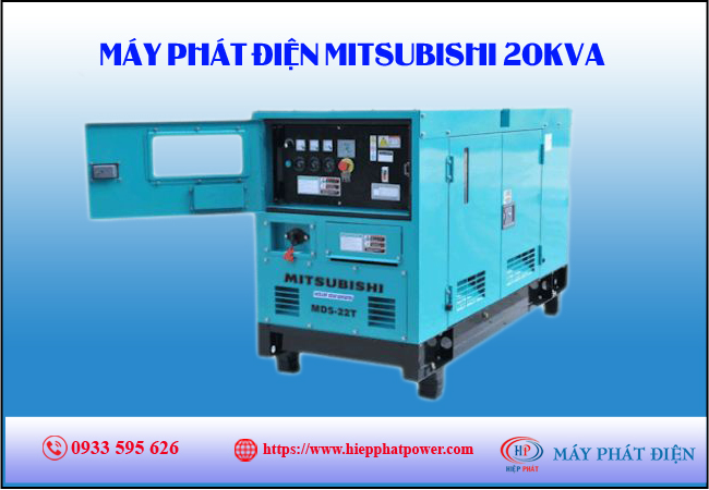 Máy phát điện Mitsubishi 20kVa