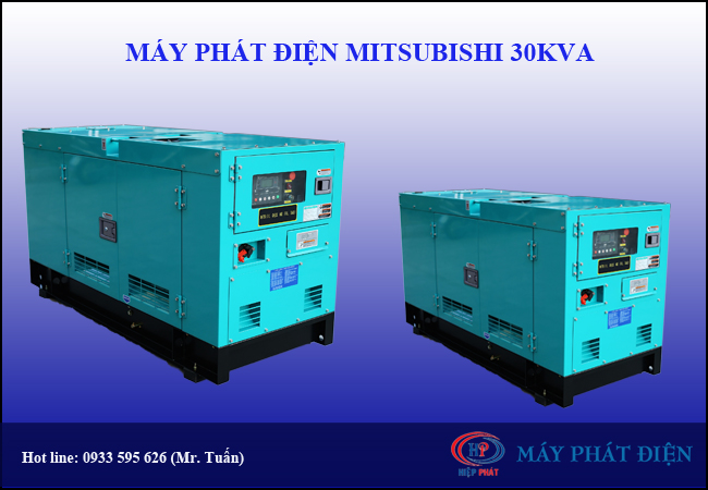 Máy phát điện Mitsubishi 30Kva