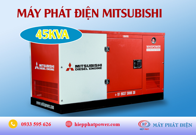 Máy phát điện Mitsubishi 45kva