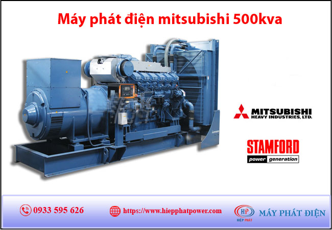 Máy phát điện mitsubishi 500kva