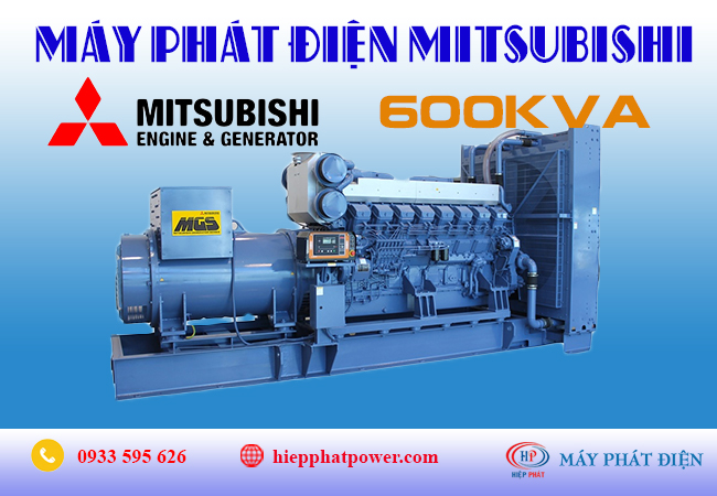 Máy phát điện Mitsubishi 600kva