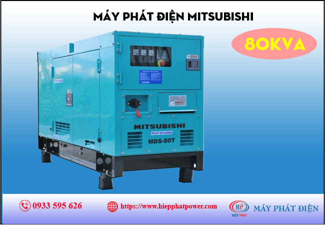 Máy phát điện Mitsubishi 80kva