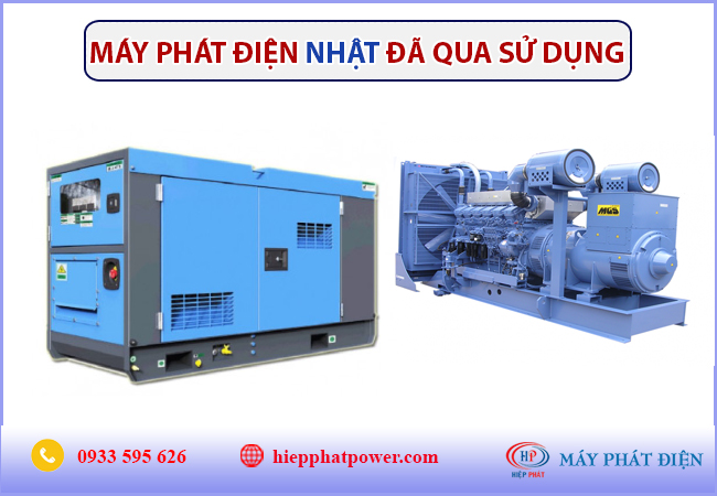 Máy phát điện Nhật đã qua sử dụng