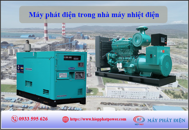 Máy phát điện trong nhà máy nhiệt điện