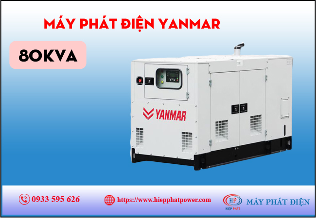 Máy phát điện Yanmar 80kva