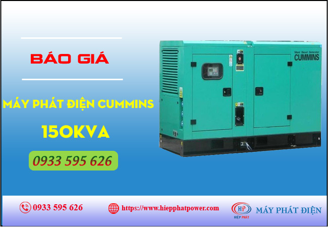 Máy phát điện Cummins 150kva