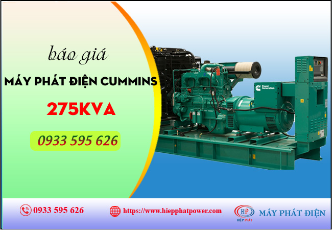 Máy phát điện Cummins 275kva